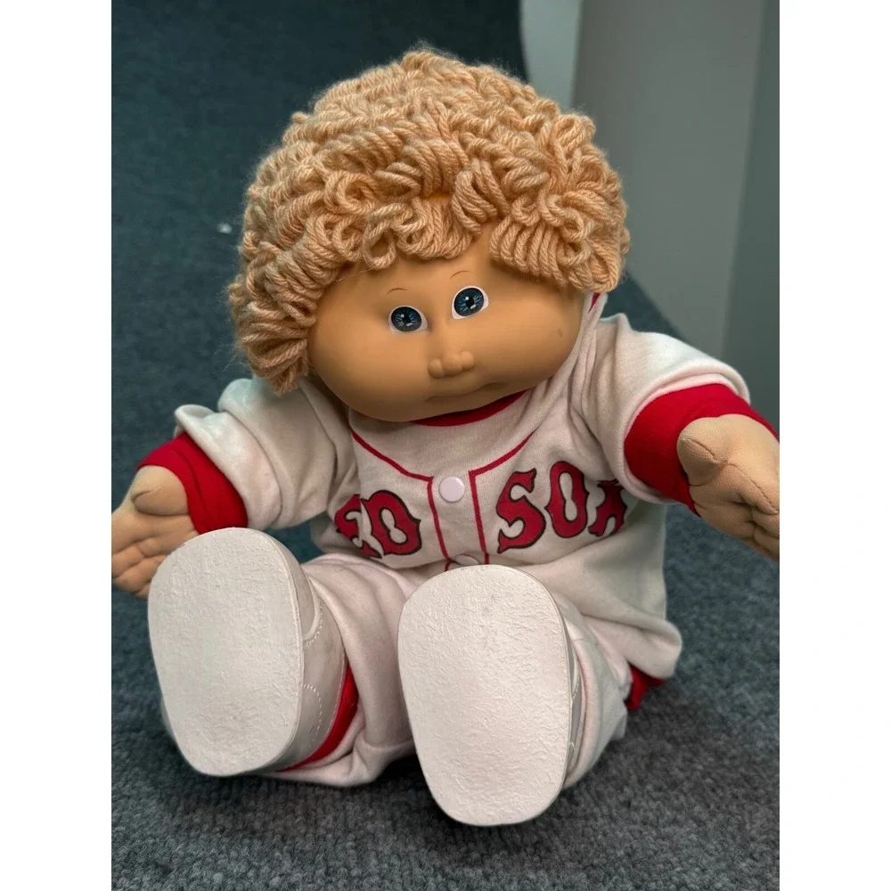 1982 Cabbage Patch Kids MLB Boston Red Sox Doll‎ Coleco – Vintage No Hat
